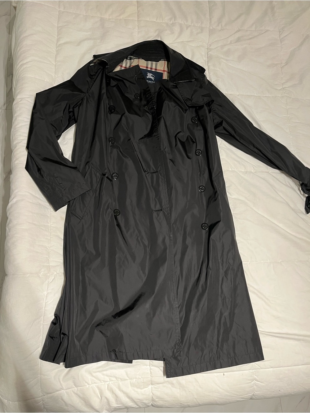 Classic Black Burberry Trench Coat